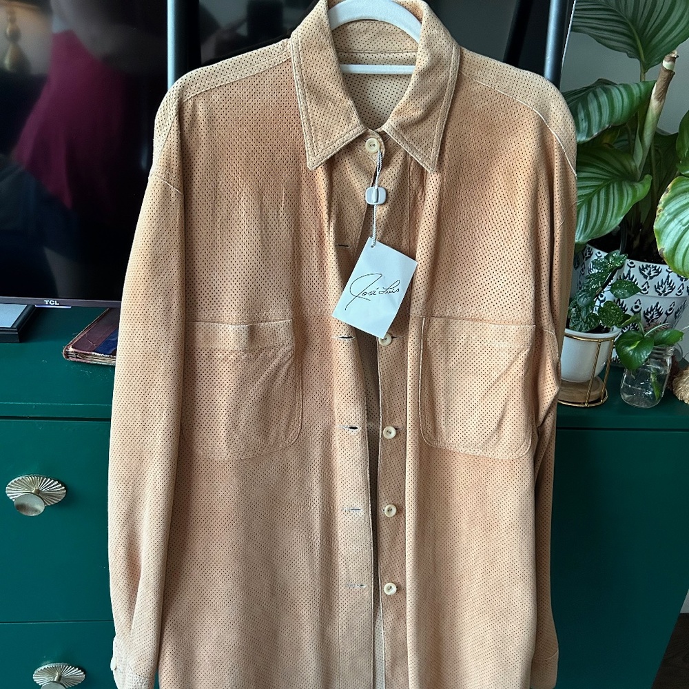 Leather & Suede Shirt